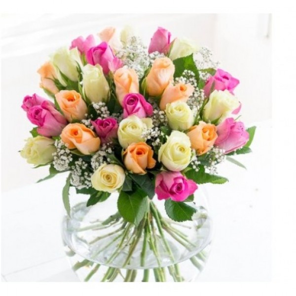 30 Mixed Roses Bouquet